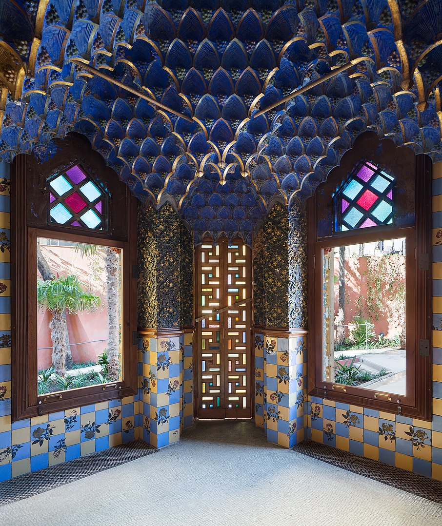 Sala de fumadores en la Casa Vicens