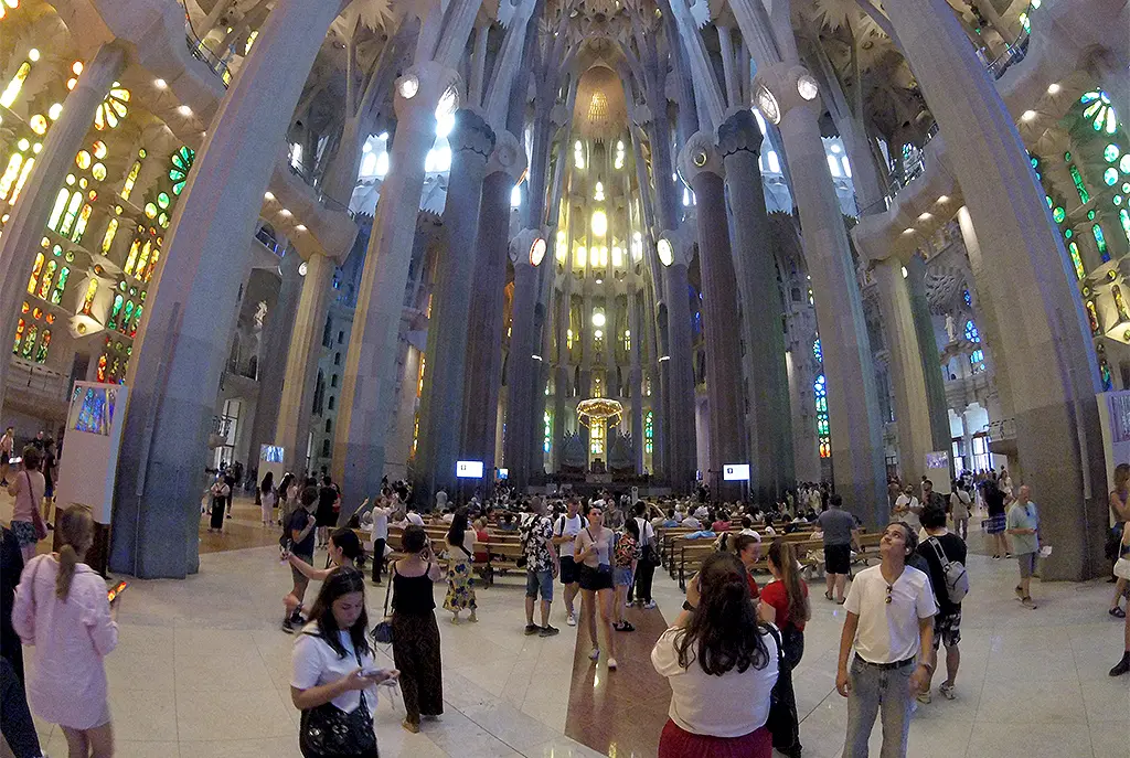 Visitantes Sagrada Familia