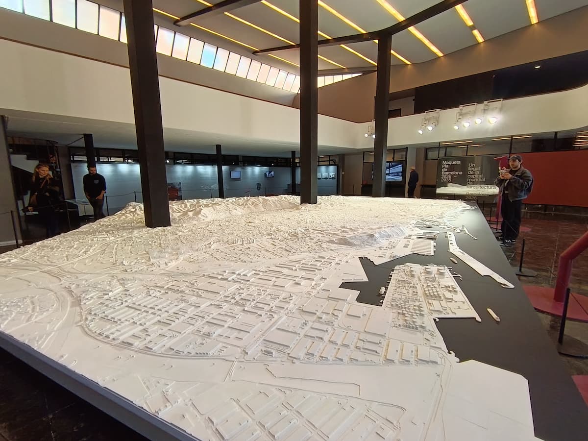 Modell Barcelona Welthauptstadt der Architektur